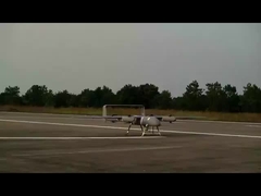 Industrial UAV Drone Four Arms And Eight Rotors Leads To Strong Ability Of Wind Resistance